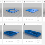 Meine veröffentlichten Designs auf der Plattform Thingiverse Thingiverse